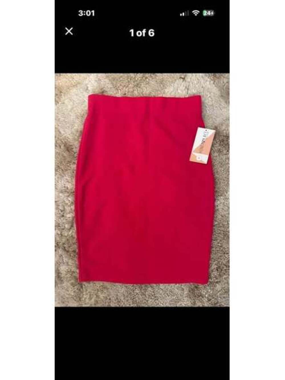 Womens Small hot pink  Pencil Skirt